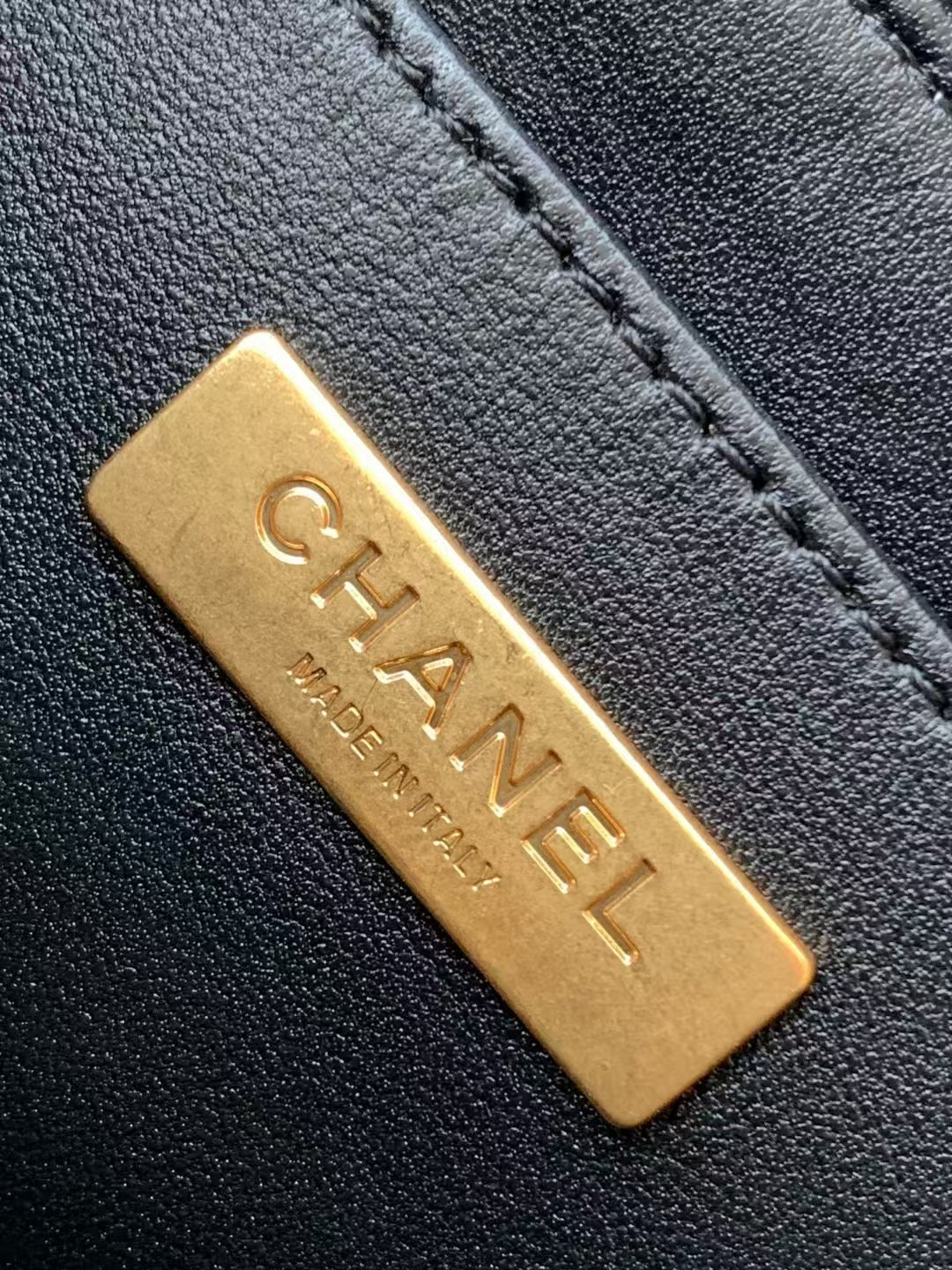 Ch*el mini flap top handle bag 12x22x6cm