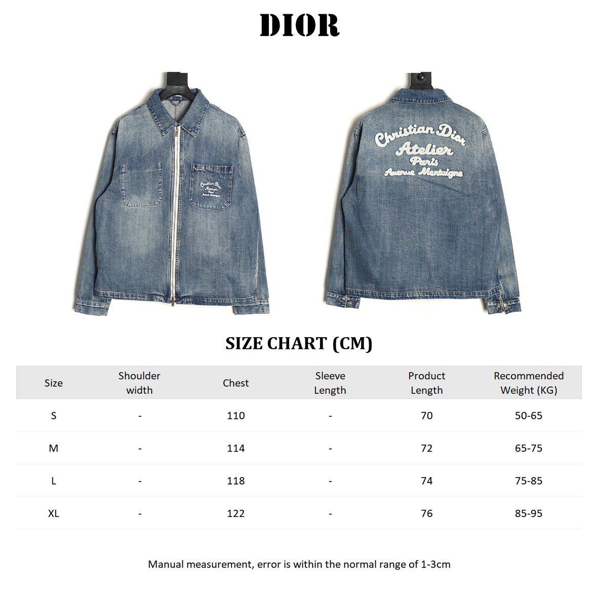 D*or denim coats