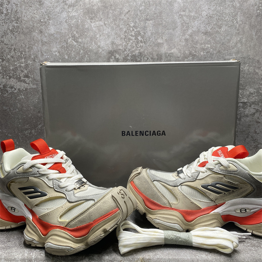 Balenciga Cargo Sneaker Grey orange