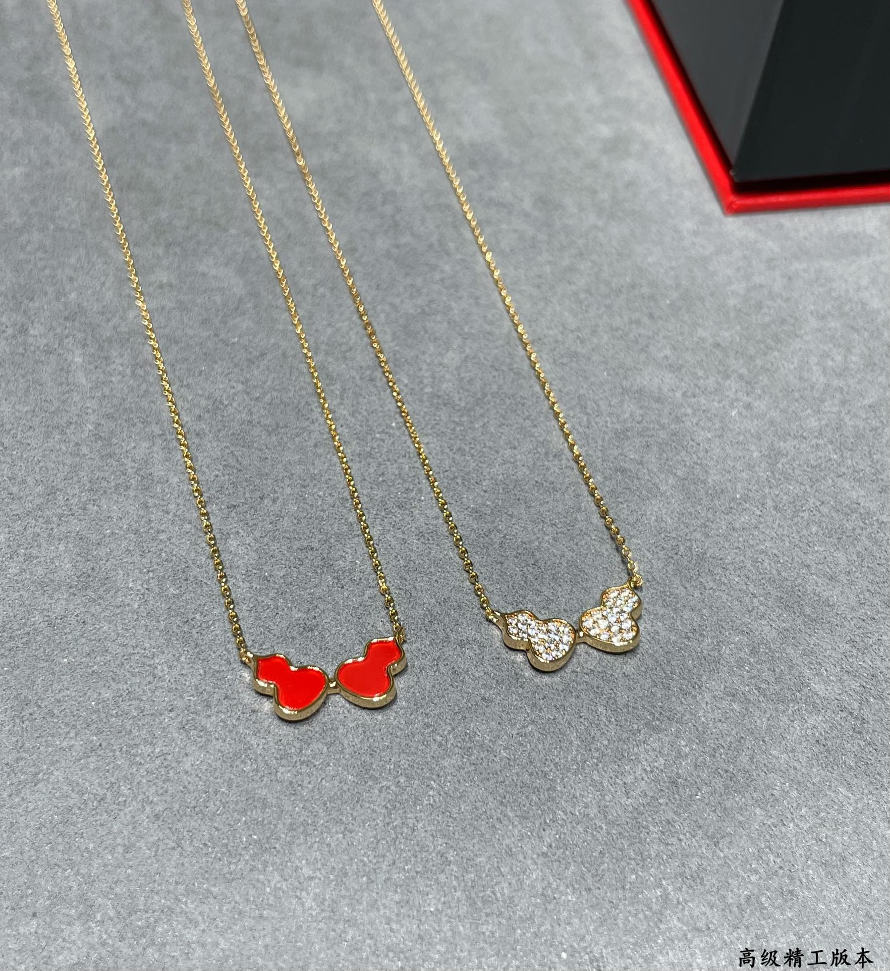 Qeelin Wulu Double Gourd Necklace