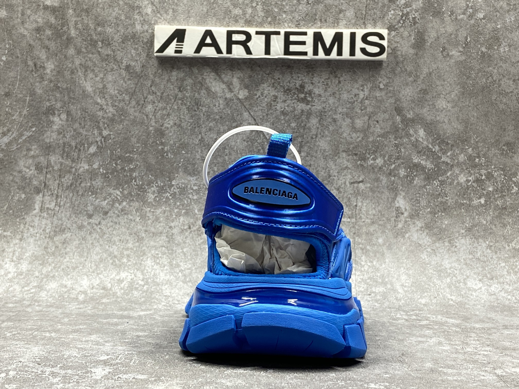 Balenciga Track Sandal Blue