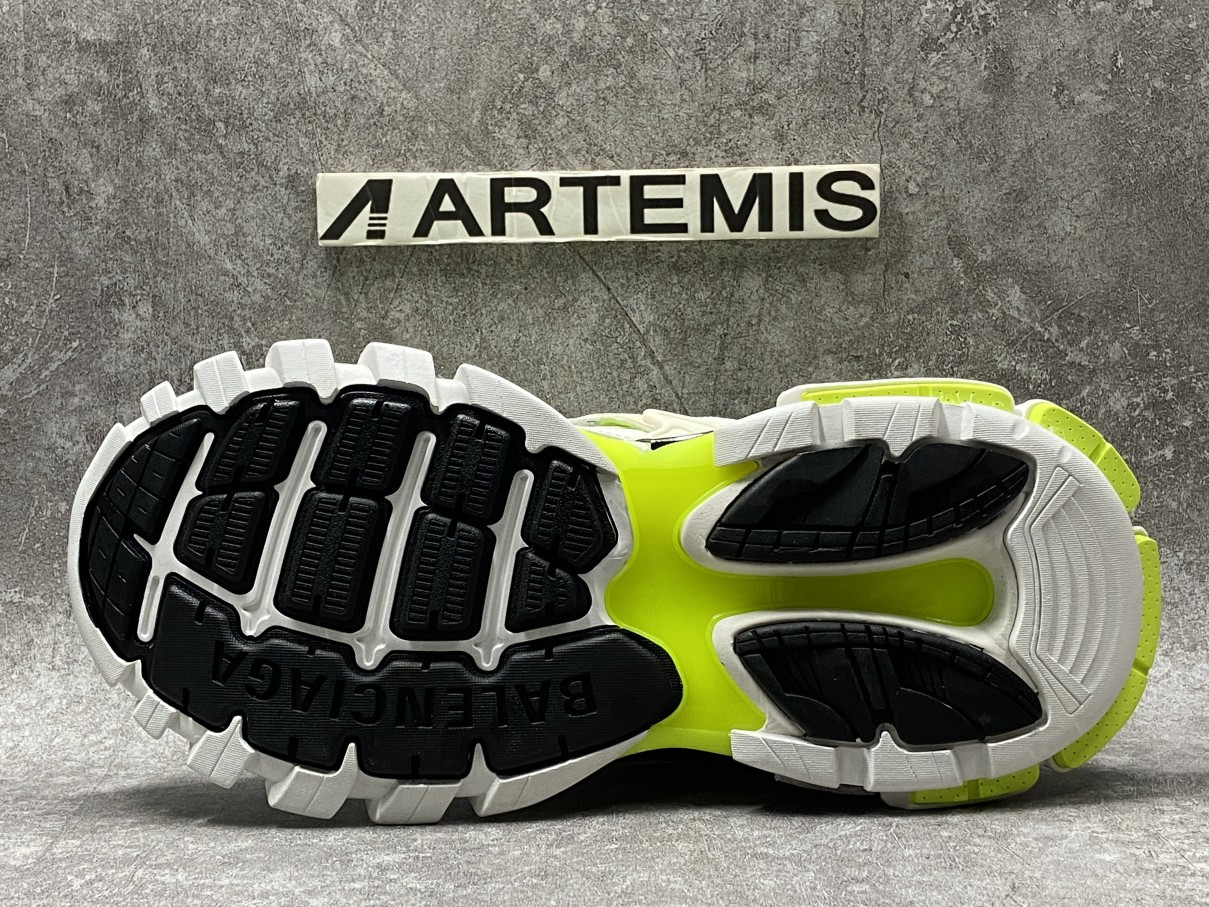 Balenciga Track Trainer White Fluo Yellow