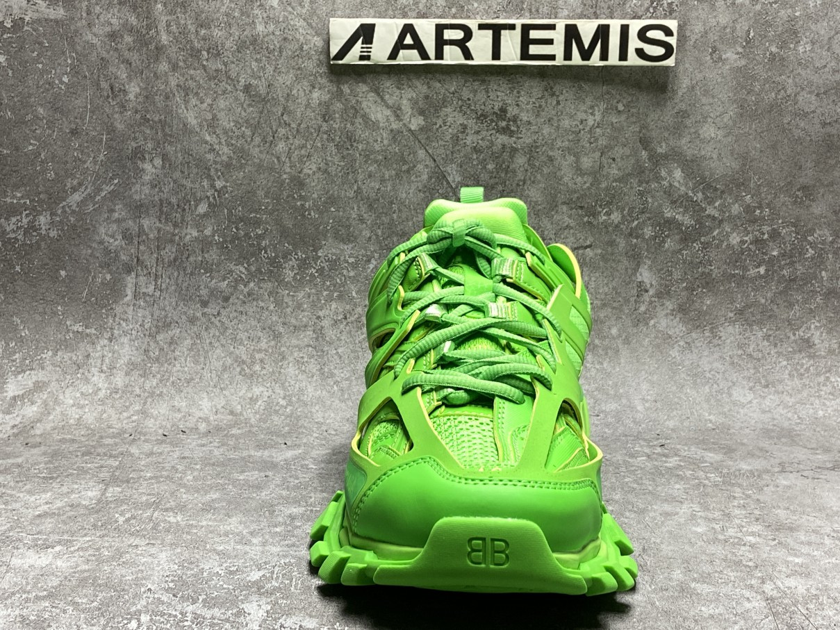 Balenciga Track Fluo Green