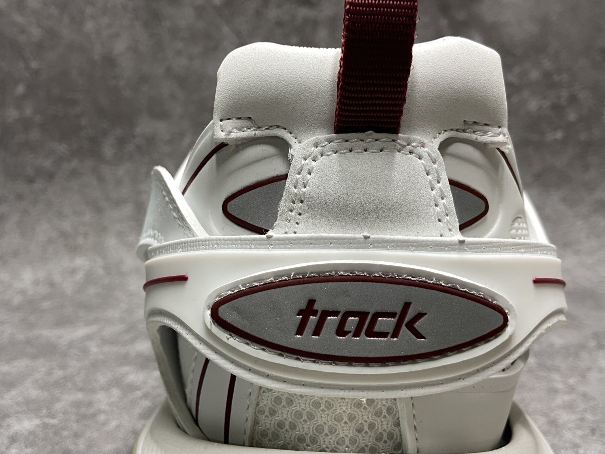 Balenciga Track White Burgundy