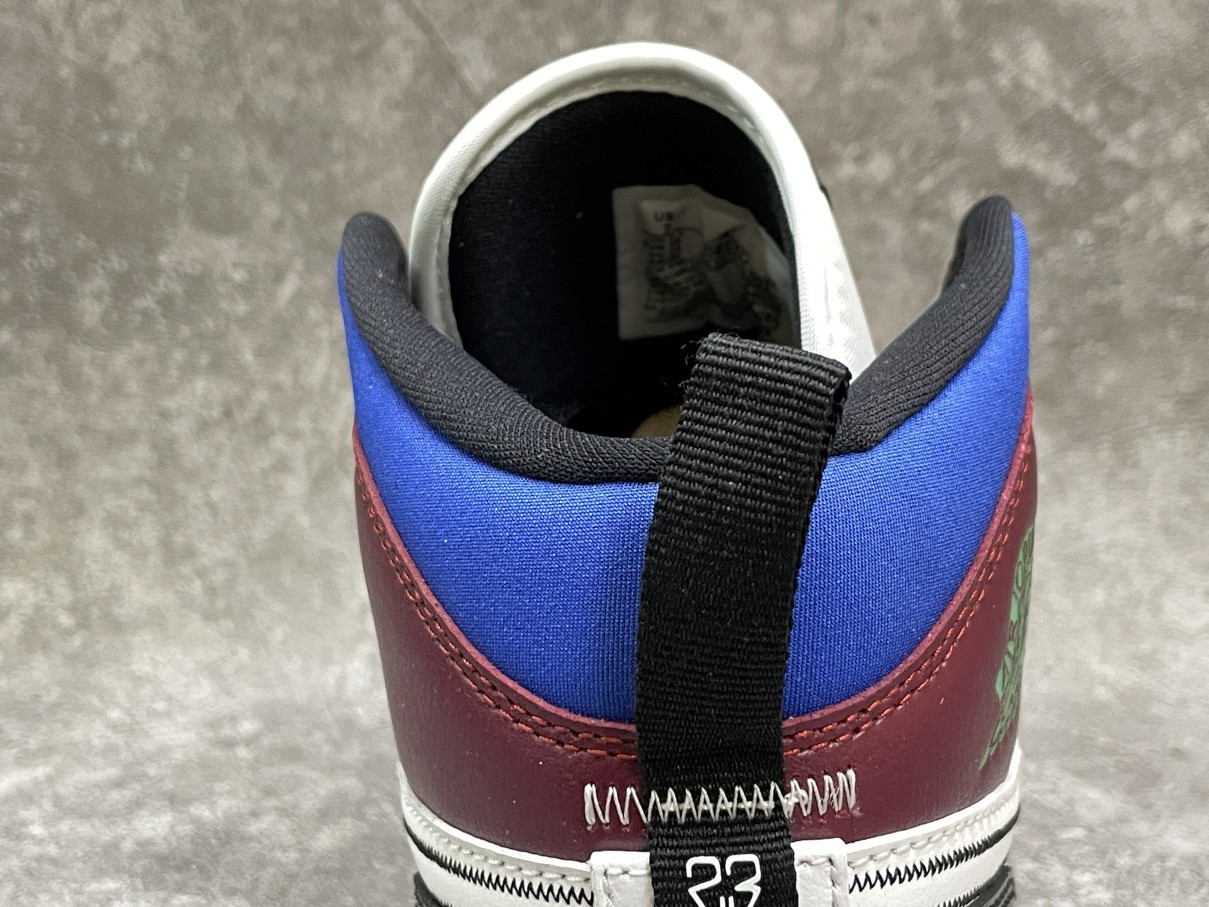 Air Jordan 1 Mid SE Black White Multi-Color