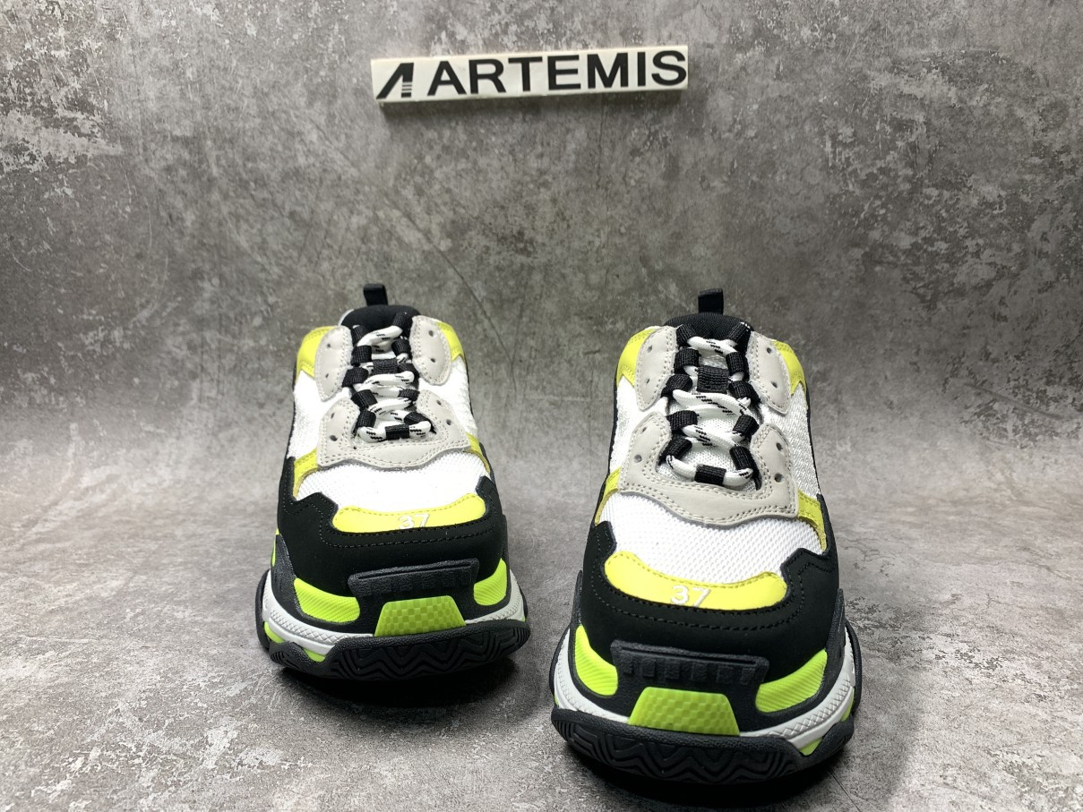 Balenciga Triple S Black Yellow