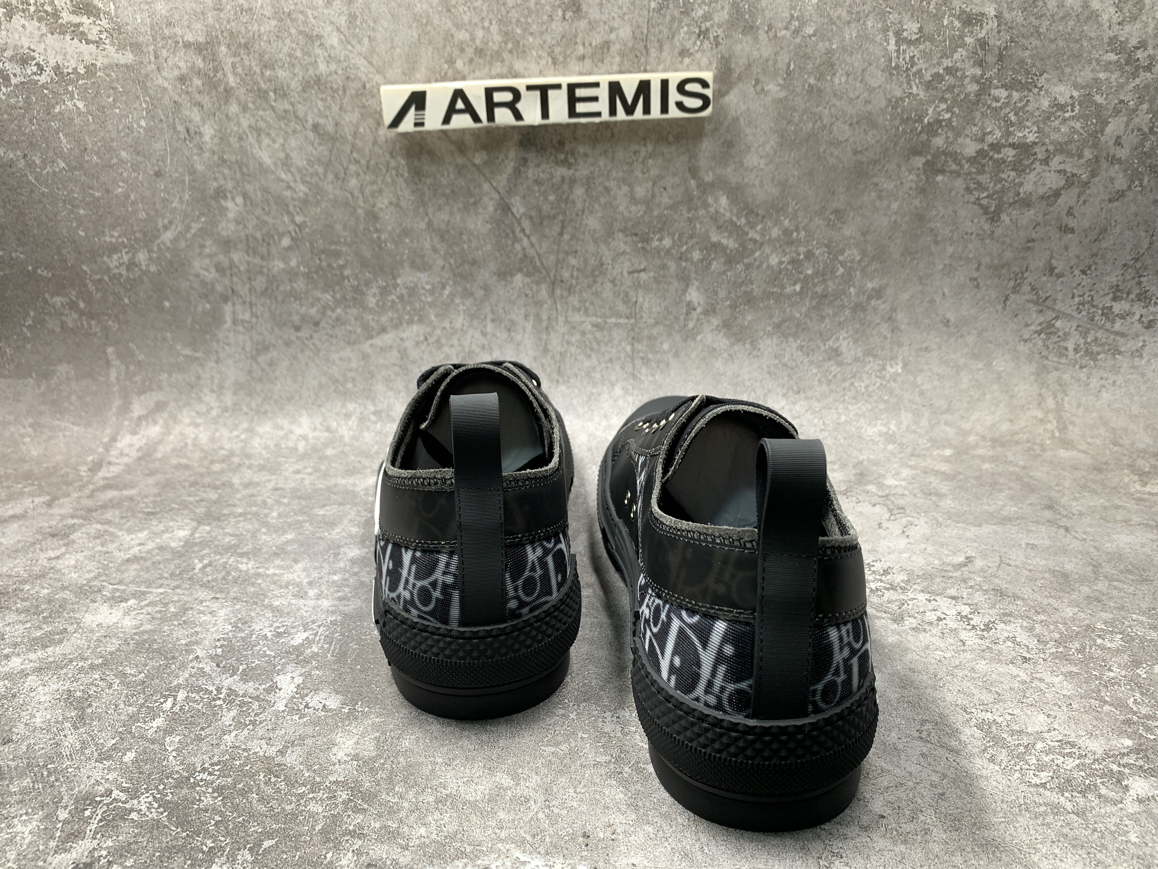 D*or b23 low top canvas oblique black