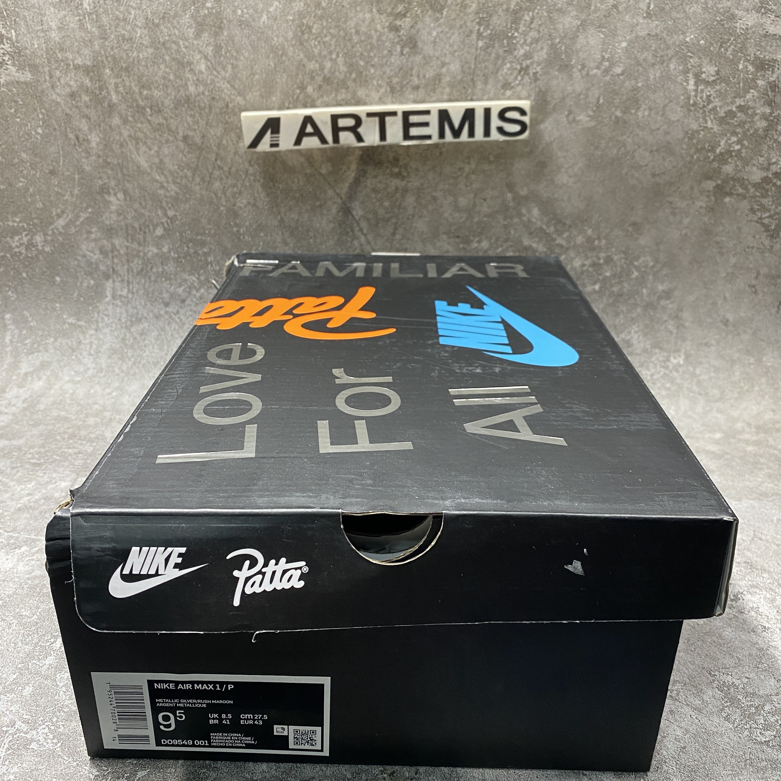 Nike Air Max 1 Patta Waves Rush Maroon