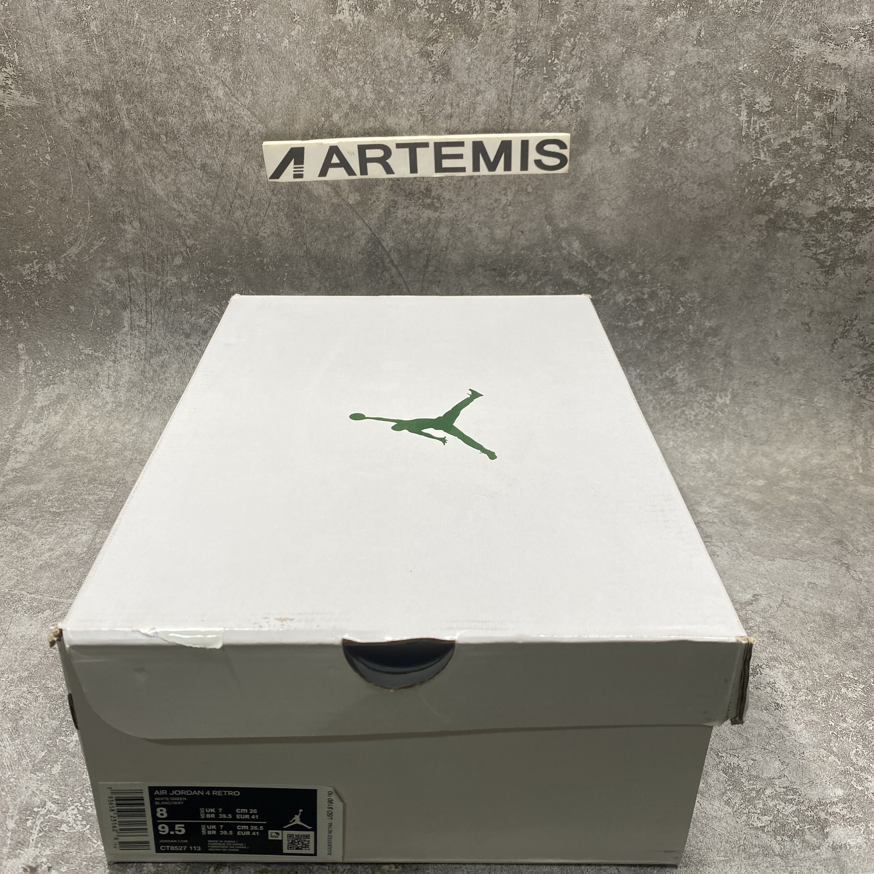 Air Jordan 4 Retro Metallic Green