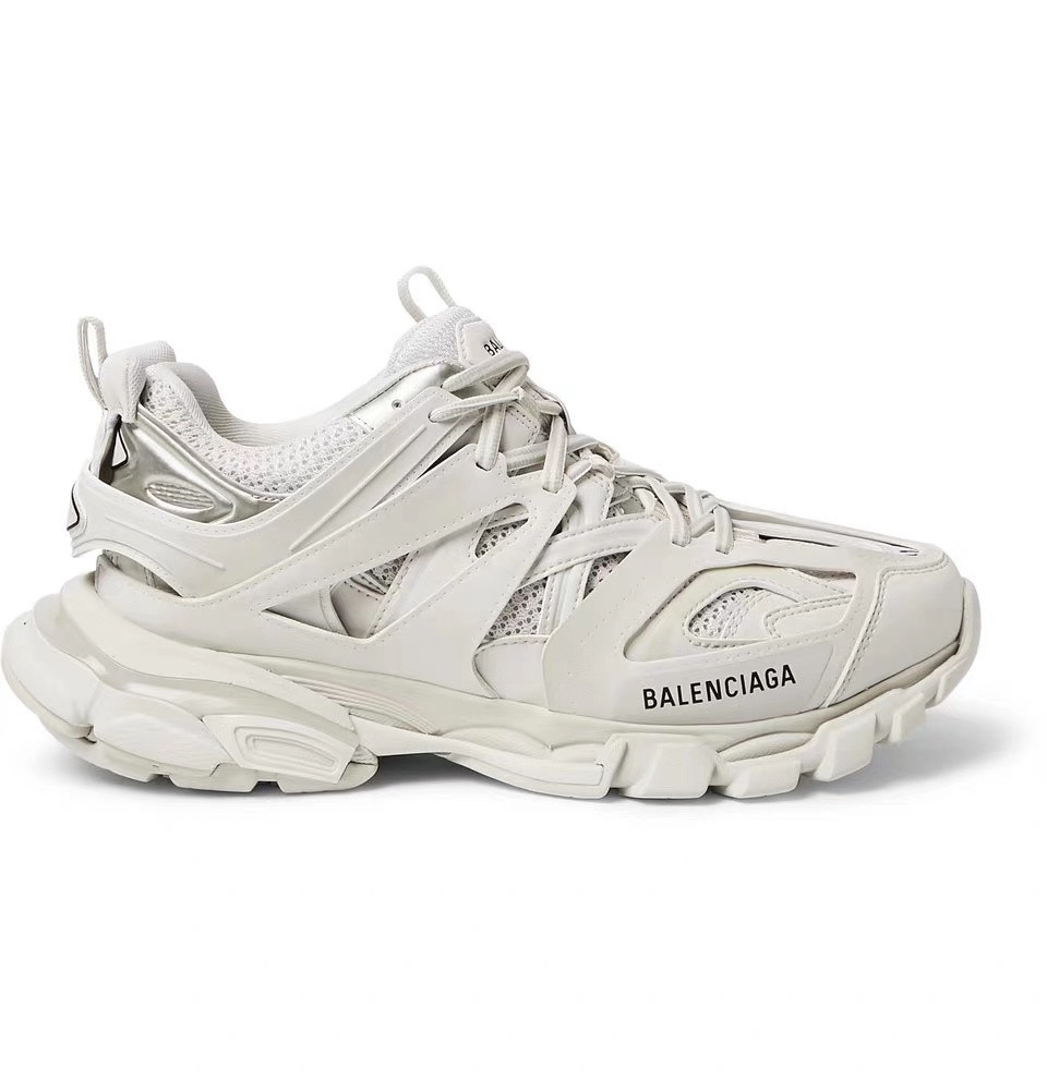 Balenciga LED Track Trainers White
