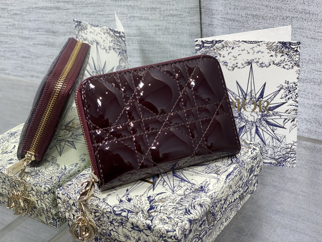 lady D*or voyageur small coin purse card holder