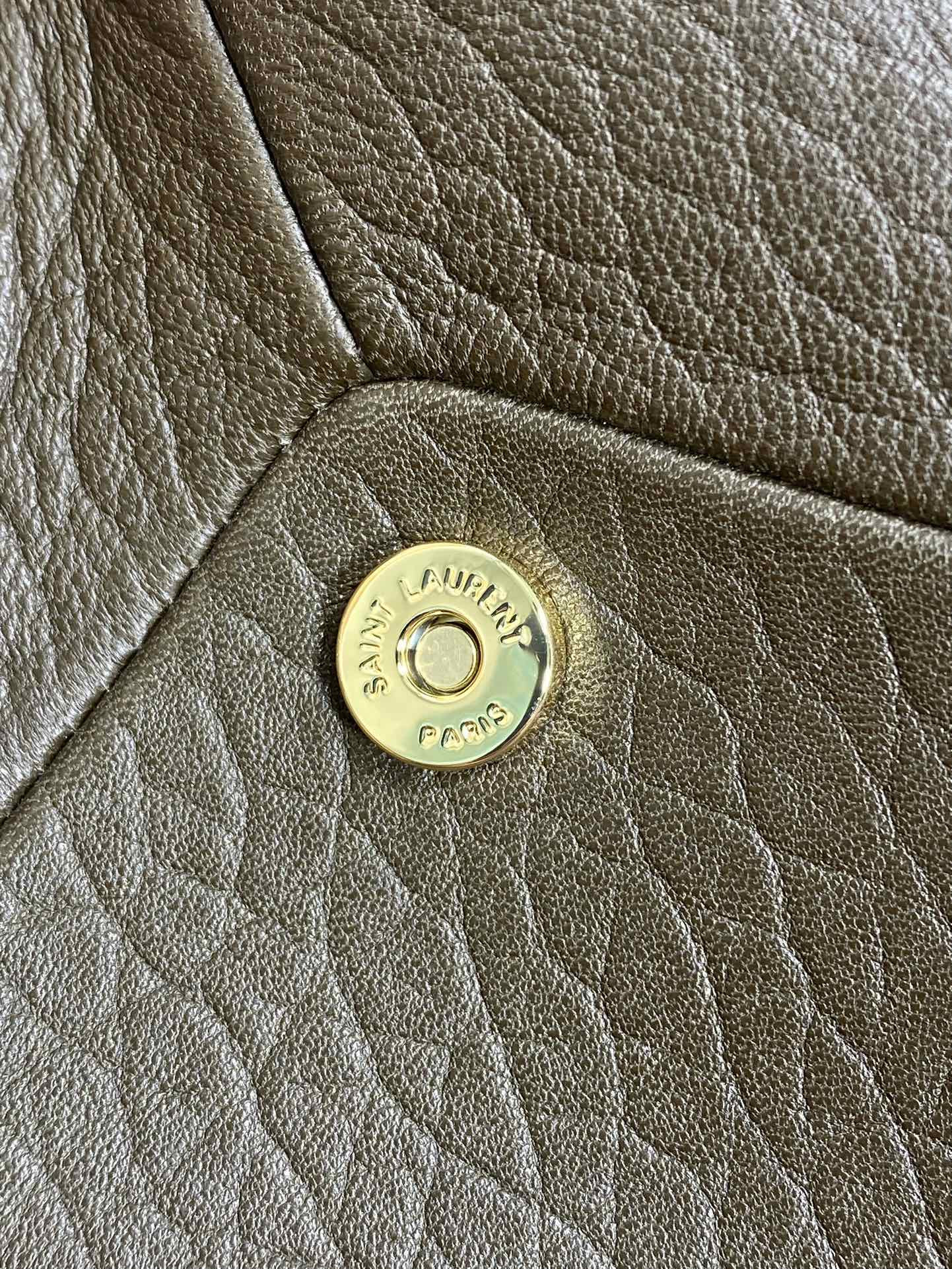 Y*L cassandre large envelope pouch in lambskin 29.5x18x4.5cm