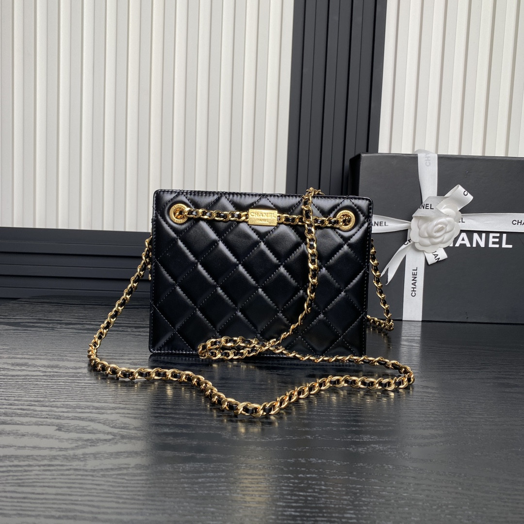 Ch*el 24k handbag 16×21×7cm