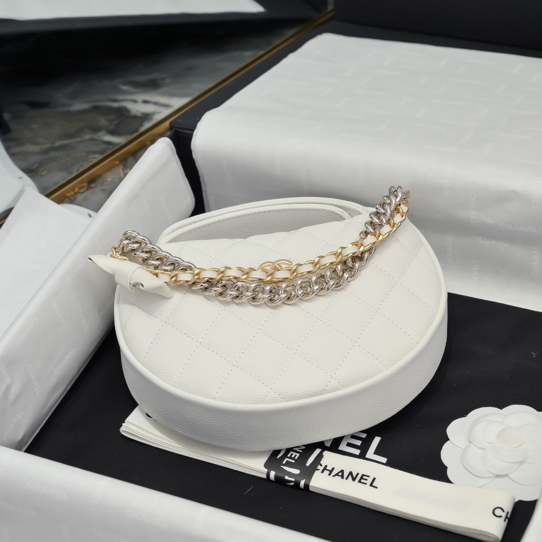 Ch*el clutch 18x17x8cm