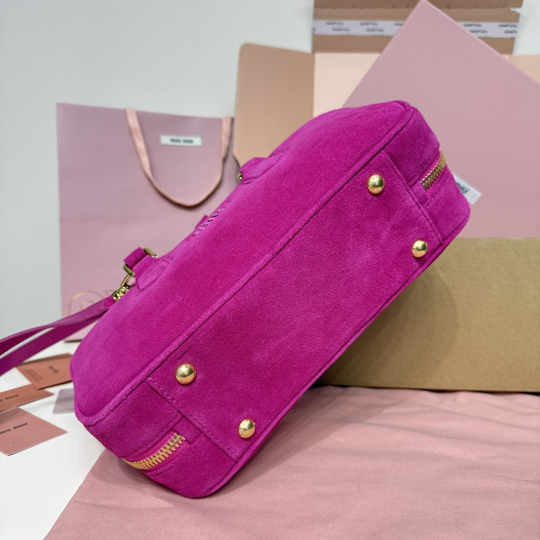 Miu Miu Arcadie suede bag 27x12x9cm