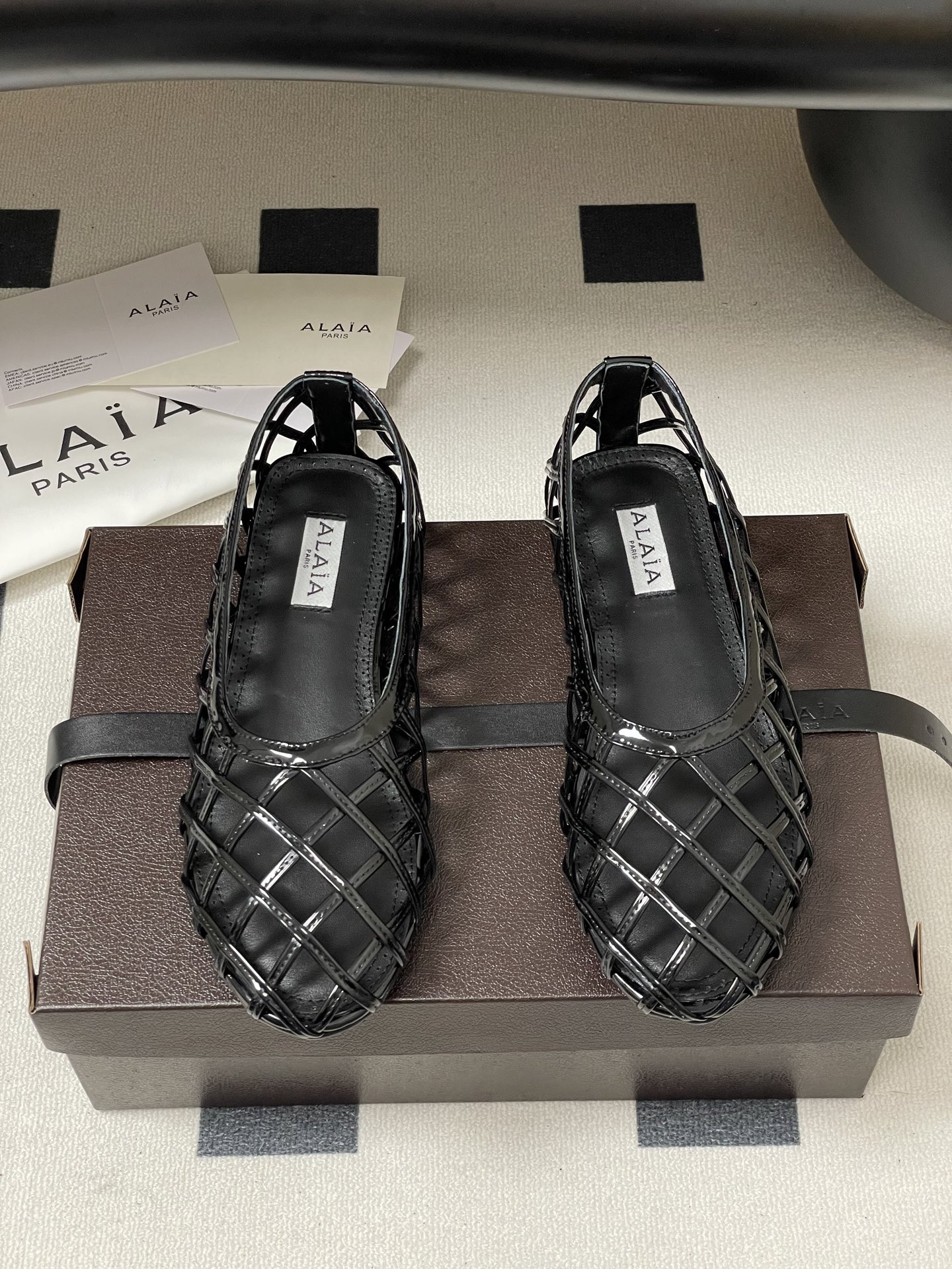 UA Alaïa CAGE BALLET FLATS(Customized Size 7-10 days production time)