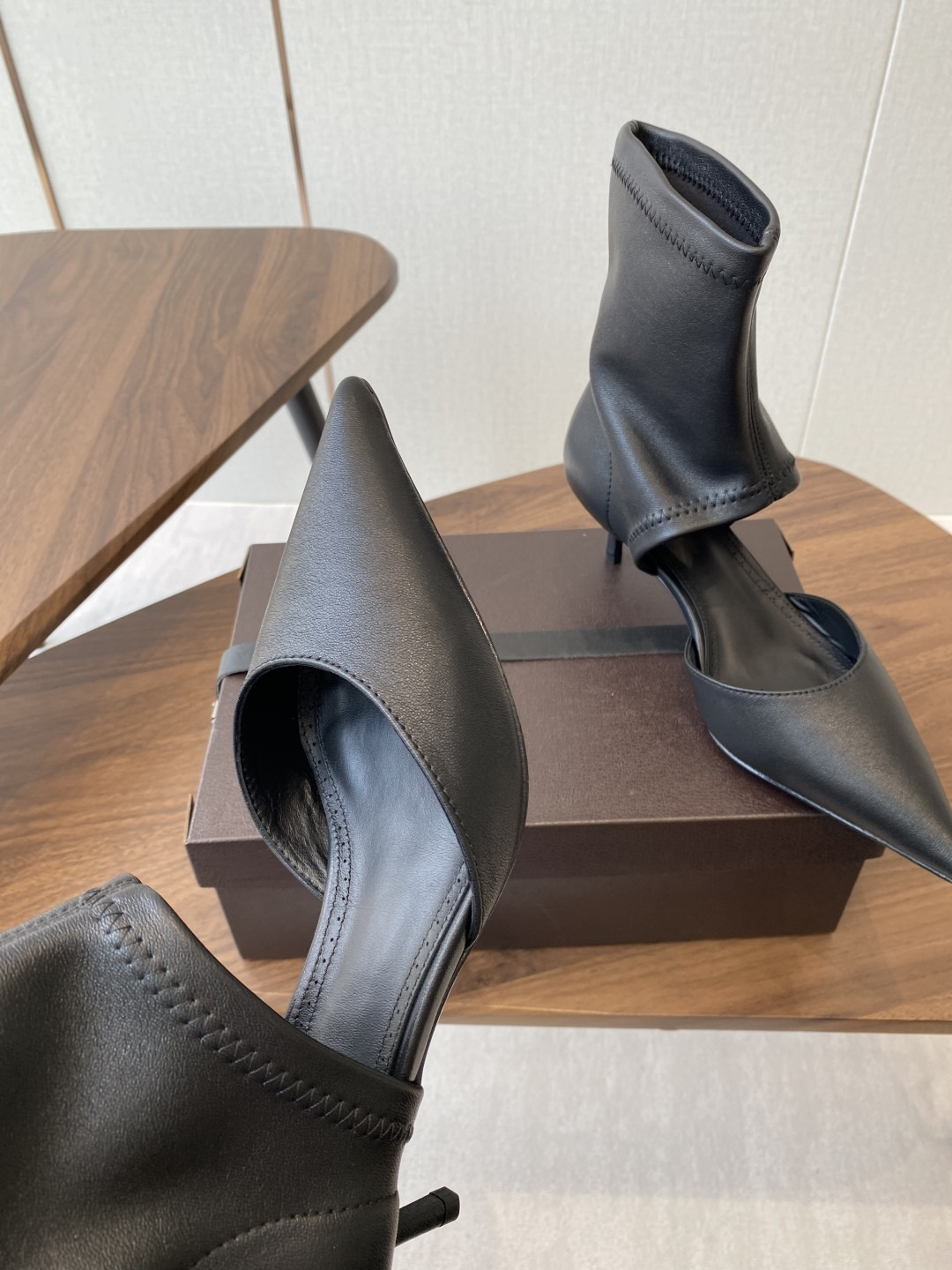 UA ALAÏA LOW BOOTS 5.5cm Heel