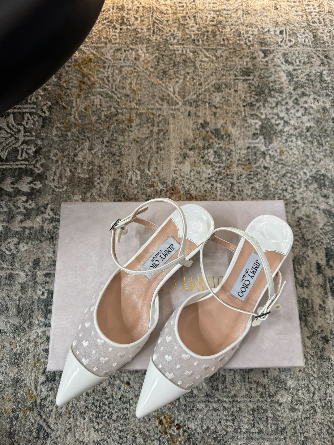 ua Ji*y Ch* aren slingbacks 4.5cm